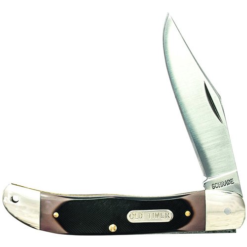 Schrade Old Timer 123OT Pioneer Sawcut Handle Folding Knife