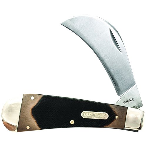 Schrade Old Timer Pruner Hawkbill Blade Folding Knife