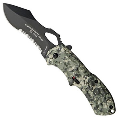 Schrade US Army Magic Assist ComboEdge MARPAT Digital Camo With Clip
