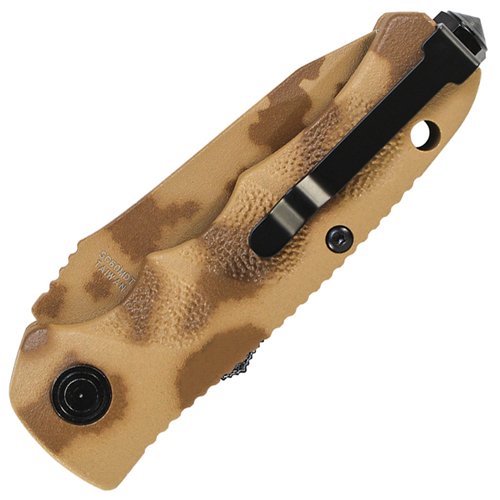Schrade Mini Desert Camo Aluminum Handle Folder Knife