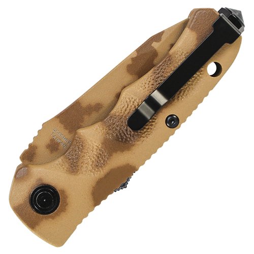 Schrade Mini Desert Camo Aluminum Handle Folder Knife