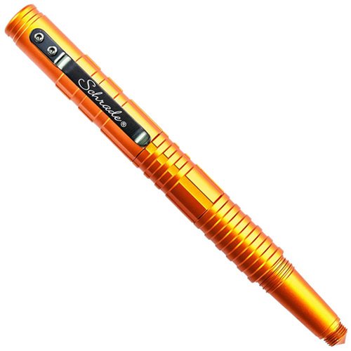 Schrade Survival Tactical Pen W/ Ferro Rod & Survival Whistle Orange