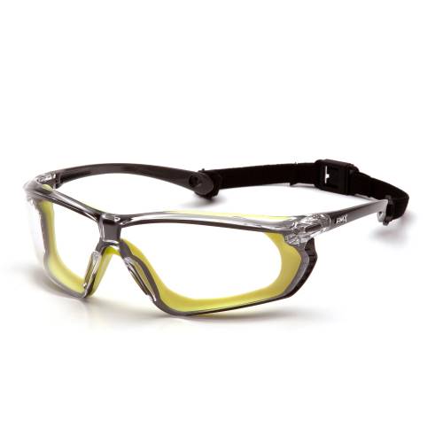 Pyramex Sealed Crossovr Eyewear H2X Anti Fog Clear Lens Glasses