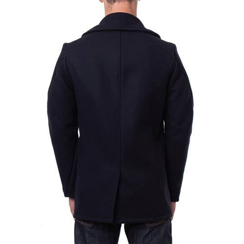 Peacoat Leather Trim