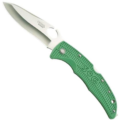 SOGzilla Small Knife w Green Handle