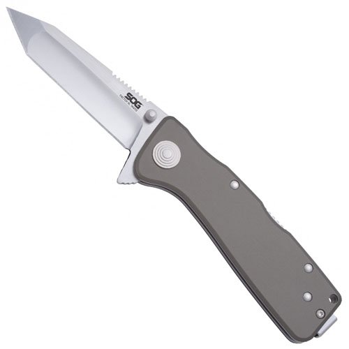 Twitch XL Tanto Graphite Handle Knife