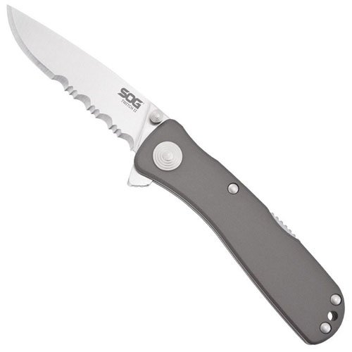 Twitch II Partially Serrated Knife