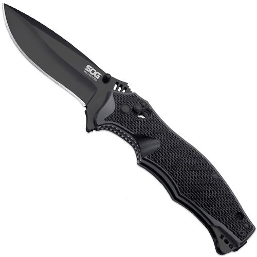 Sog Vulcan-Mini Black Folding Knife