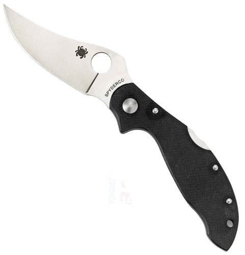 Spyderco Persian 75Mm Black G-10 Folding Knife