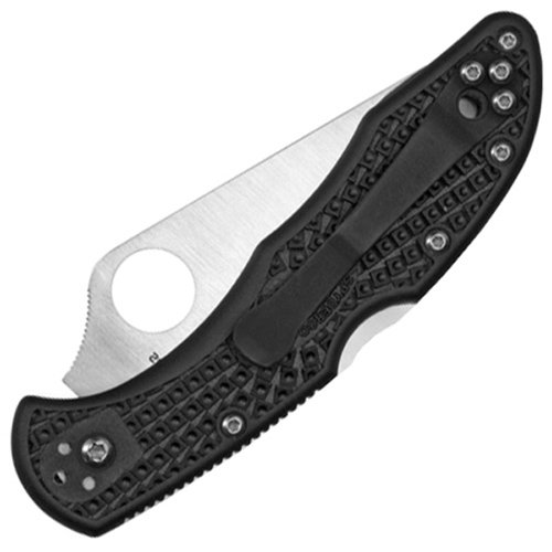 Spyderco Delica 4 Black FRN Handle Folding Blade Knife