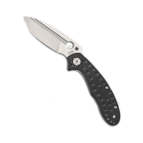 Spyderco Tuff G-10 Titanium Plain Edge Folding Knife