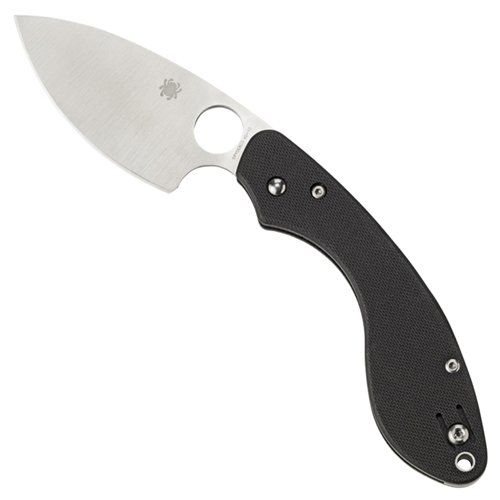 Spyderco Ouroboros Black G-10 Handle Folding Knife