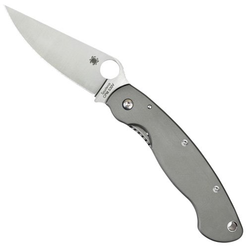 Spyderco Military Knife - Titanium Handle