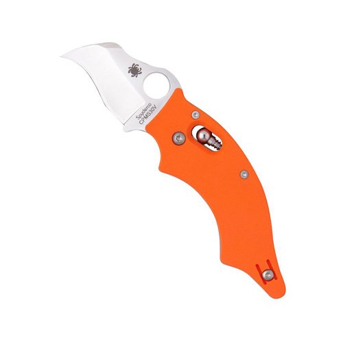 Spyderco Dodo Orange G-10 Plain Edge Folding Knife
