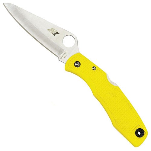 Spyderco Pacific Salt Knife - Yellow Handle