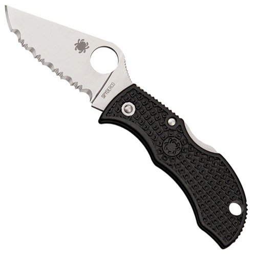 Spyderco Manbug Knife - Serrated Edge