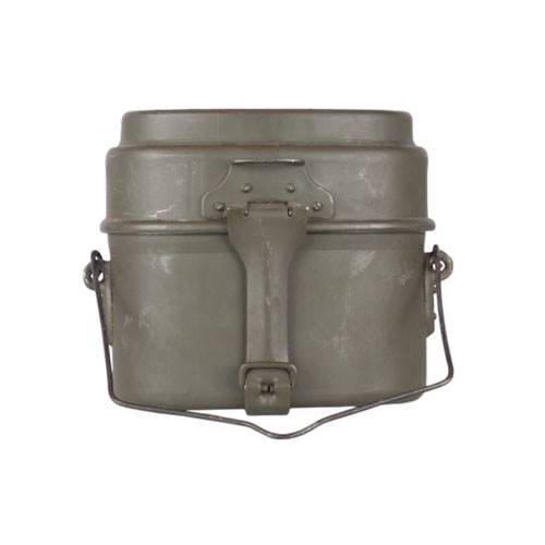 Surplus Hungarian Od 2-Pc Mess Kit Used