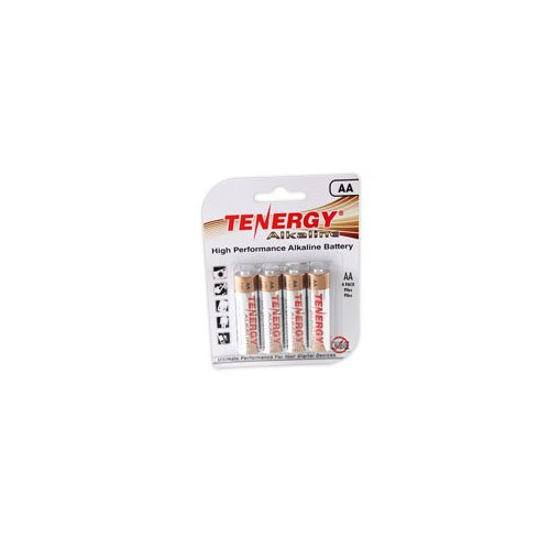 Tenergy Alkaline AA Non-rechargeable Batteries - 4 Pack