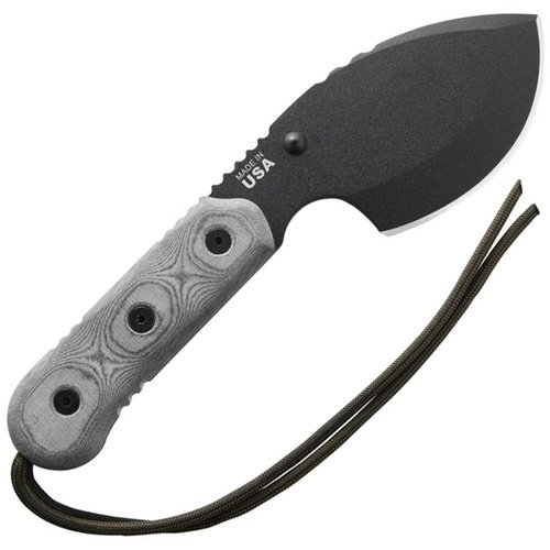 TOPS American Trail Maker Linen Micarta Handle Fixed Knife