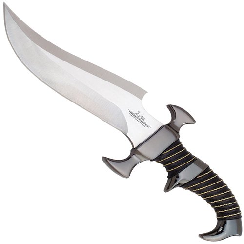 Gil Hibben Raven 7.25 Inch Mirror-Polished Blade Knife