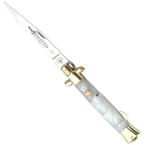 United Cutlery Kissing Crane Mother of Pearl Stiletto Knife