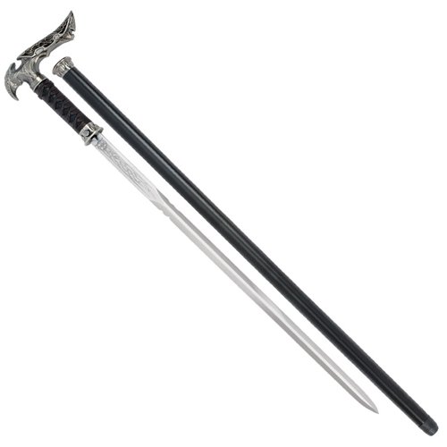 Kit Rae Axios Forged Leather Wrap Grip Sword Cane