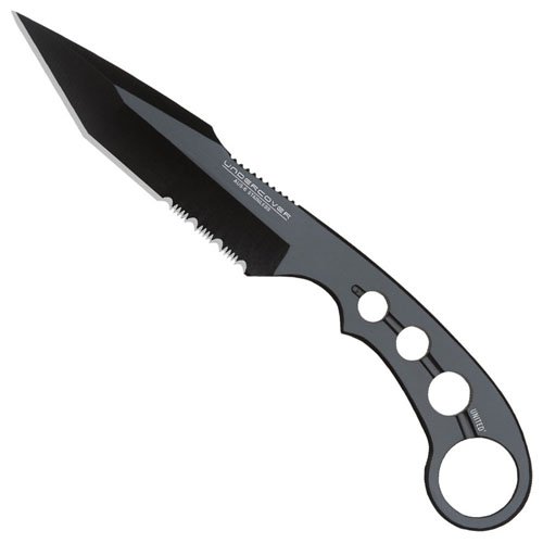 United Cutlery Undercover Fighter Black Half Serrated Blade Knife