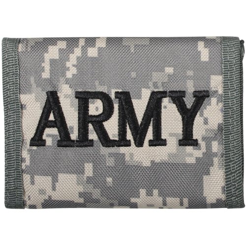 Camo Commando Wallet With Army Embroidery