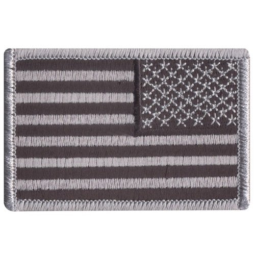 Iron On  Sew On Embroidered US Reverse Flag Patch