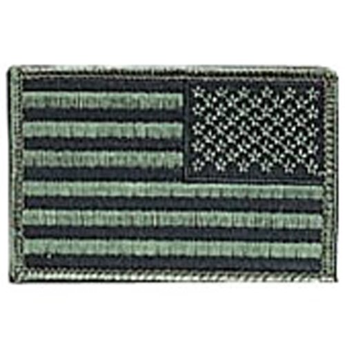 Iron On  Sew On Embroidered US Reverse Flag Patch
