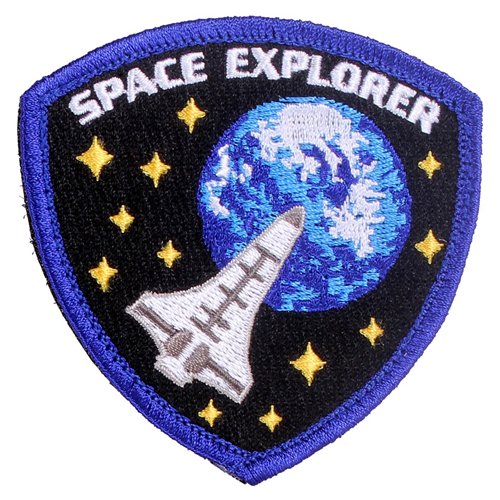Space Explorer Morale Patch - Blue