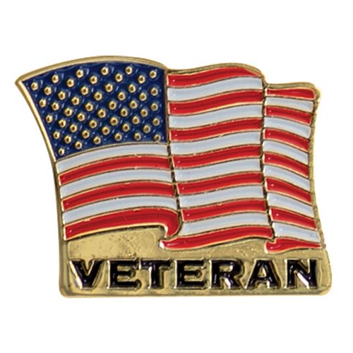 Veteran US Flag Pin