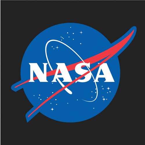 NASA Meatball Logo T-Shirt - Black