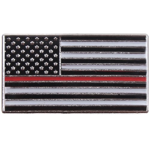Ultra Force Thin Red Line Flag Pin