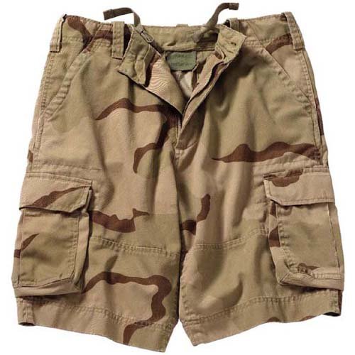 Kids Tri-Color Desert Camouflage Vintage Paratrooper Cargo Shorts ...