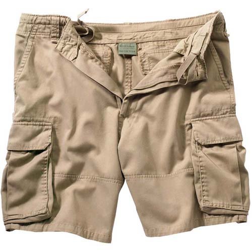 Vintage Solid Paratrooper Cargo Short