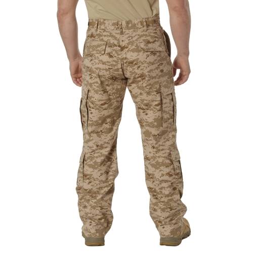 Vintage Camo Paratrooper Fatigue Pants