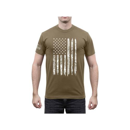 Athletic Fit US Flag  T-Shirt