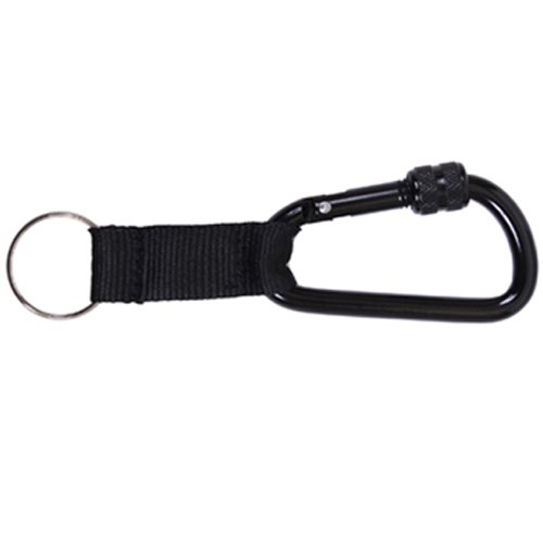 80Mm Locking Carabiner with Web Strap Ring