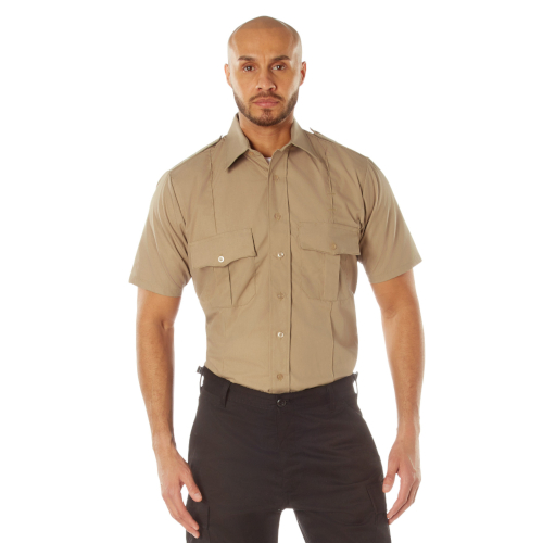 Mens Short Sleeve Uniform Shirt