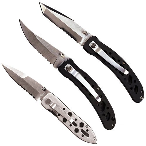 Ultra Force Samurai III Skeletal Handle Lockback Folding Knife