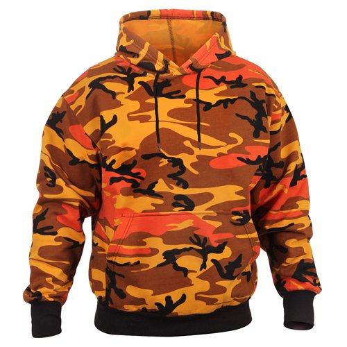 Camo Pullover Hooded Sweatshirt