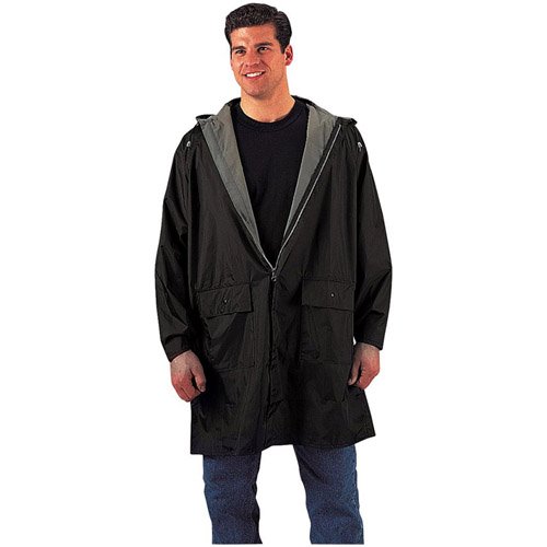 Mens PVC Inner Attached Hood with Under Arm Vent