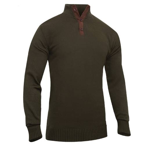  3-Button Sweater