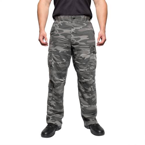 Vintage Camo Paratrooper Fatigue Pants