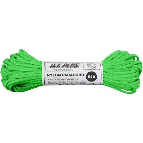 Nylon Paracord Type III 550 LB 100 Feet