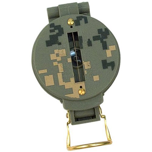 Lensatic Camo Plastic Compass
