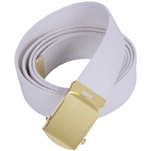 54 Inch Military Gold Buckle Web Belts