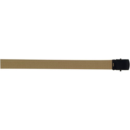 Military Black Buckle Web Belts - 54 Inch