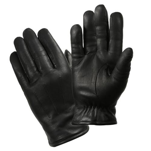 Cold Weather Leather Police Gloves